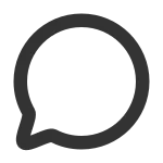 Message Empty Bubble SVG Icon